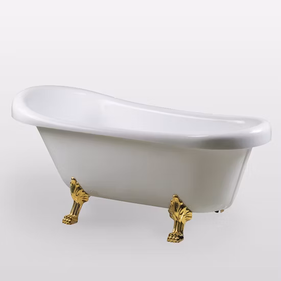 Banho acrílico luxuoso simples e confortável da luz japonesa da massagem da ressaca