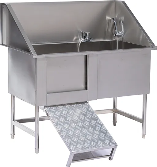 Piscina de banho para animais de estimação em aço inoxidável de boa qualidade para cães